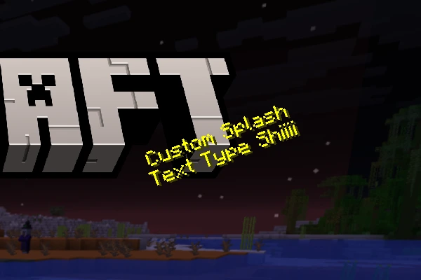 How to make custom splash texts in Minecraft Bedrock Edition